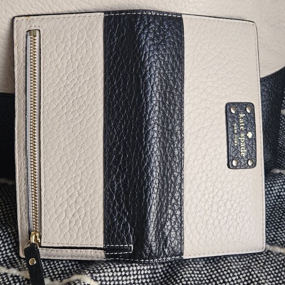 kate spade new york Bay Street Lexie Bag & Stacy Wallet, Black/Cream ColorBlock - Picture 13 of 16